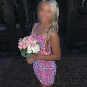 Sequin cocktail dress